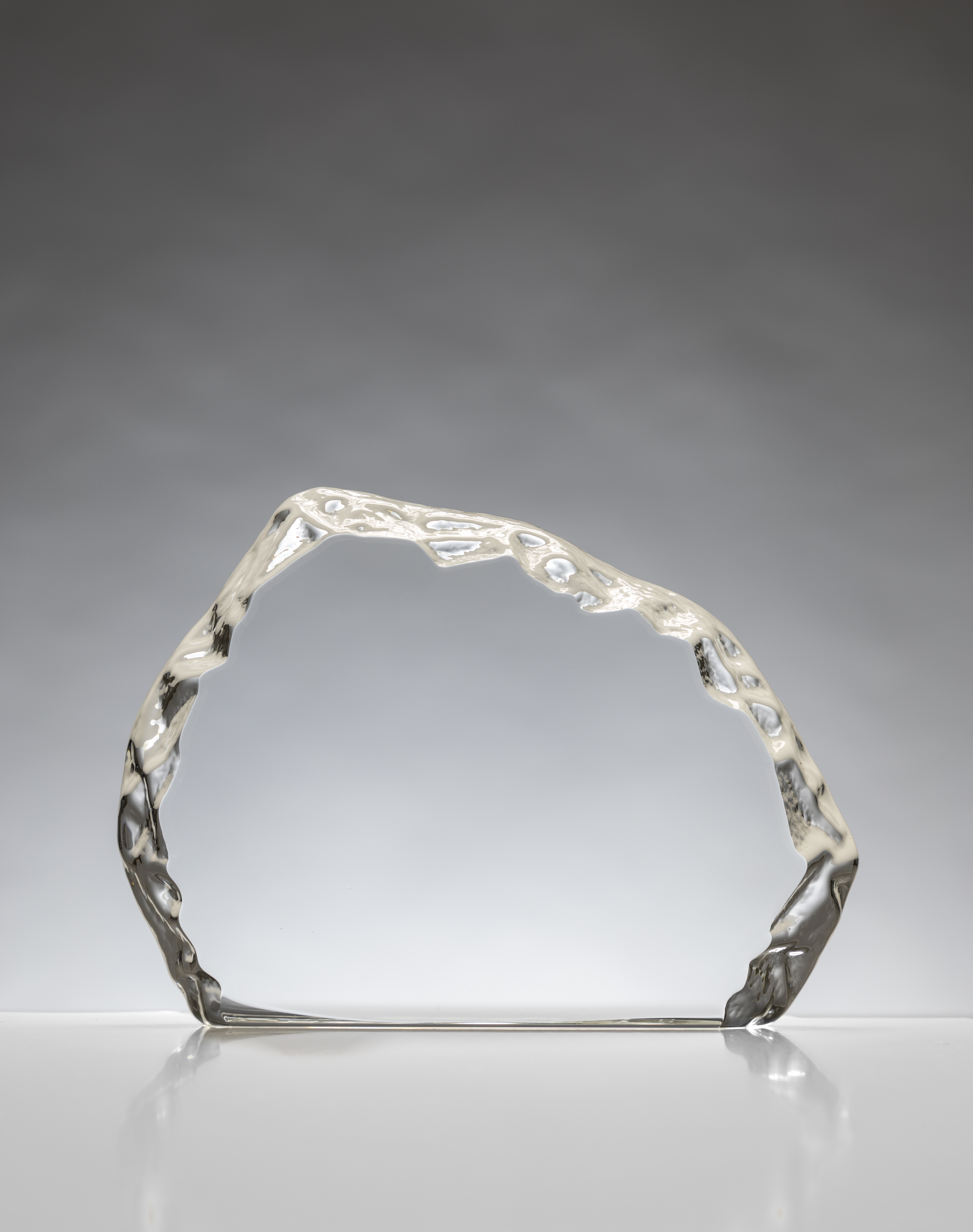 Plaque plastique structure cristaux de glace 75x100 cm