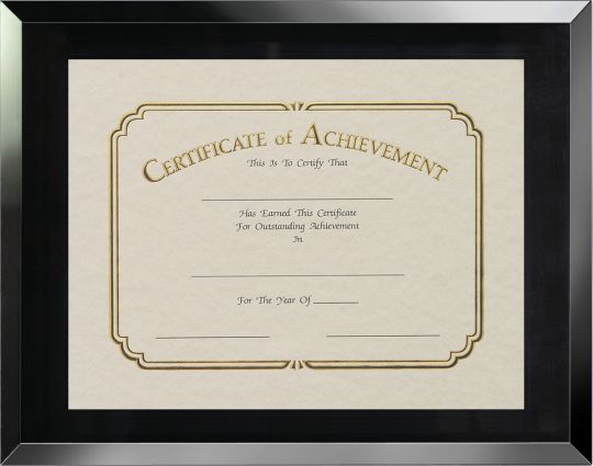 Template for 8.5 x 11 Certificates