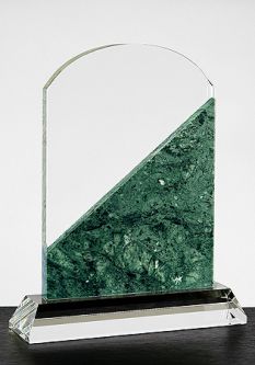 Arch - Marble/Crystal With Base