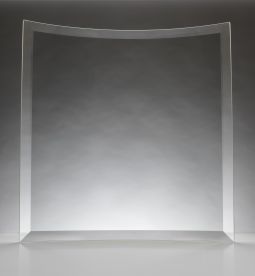 Curved 12" x 12" Jade Beveled