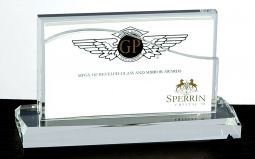 Royal Business Card Holder Optical Crystal