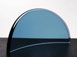 Ogee Cresent 8" x 3-7/8" x 3/8" Blue